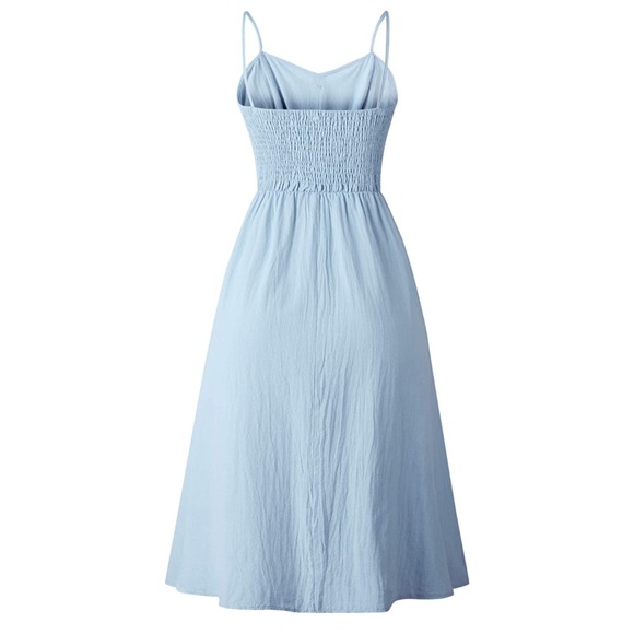 Baby Blue Dress — Size Large - Picture 2 of 4